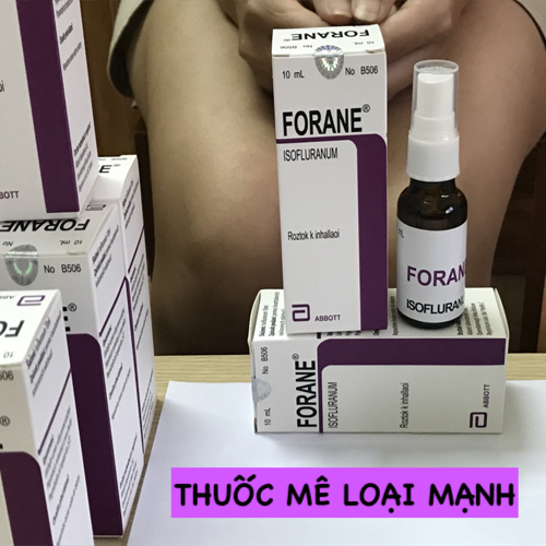  Đánh giá Thuốc xịt gây mê ngủ Forane 20ml chính hãng giá rẻ giá tốt